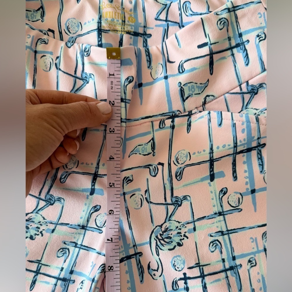 Lilly Pulitzer Luxletic Corso Golf Pants in the "Talk Birdie to Me" print XXS - Picture 3 of 8